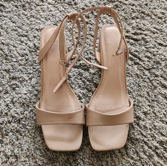 a new day Shoes - A New Day Nude Block Heels